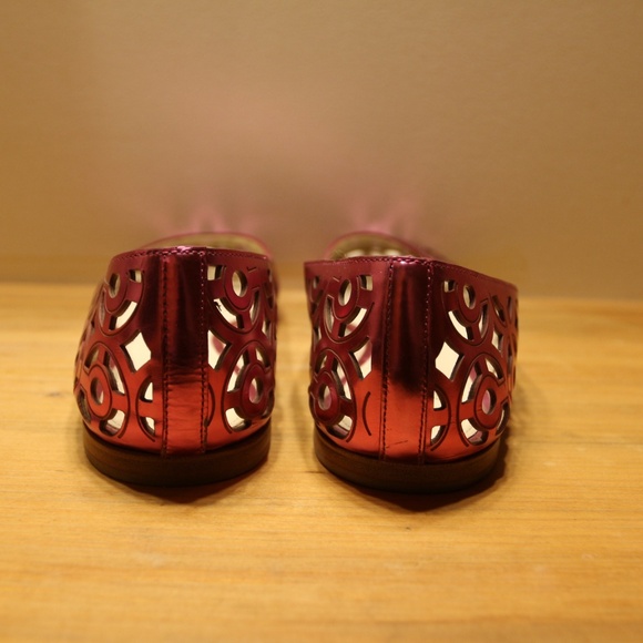 Coach metallic pink flats - would fit size 10 - Picture 9 of 12